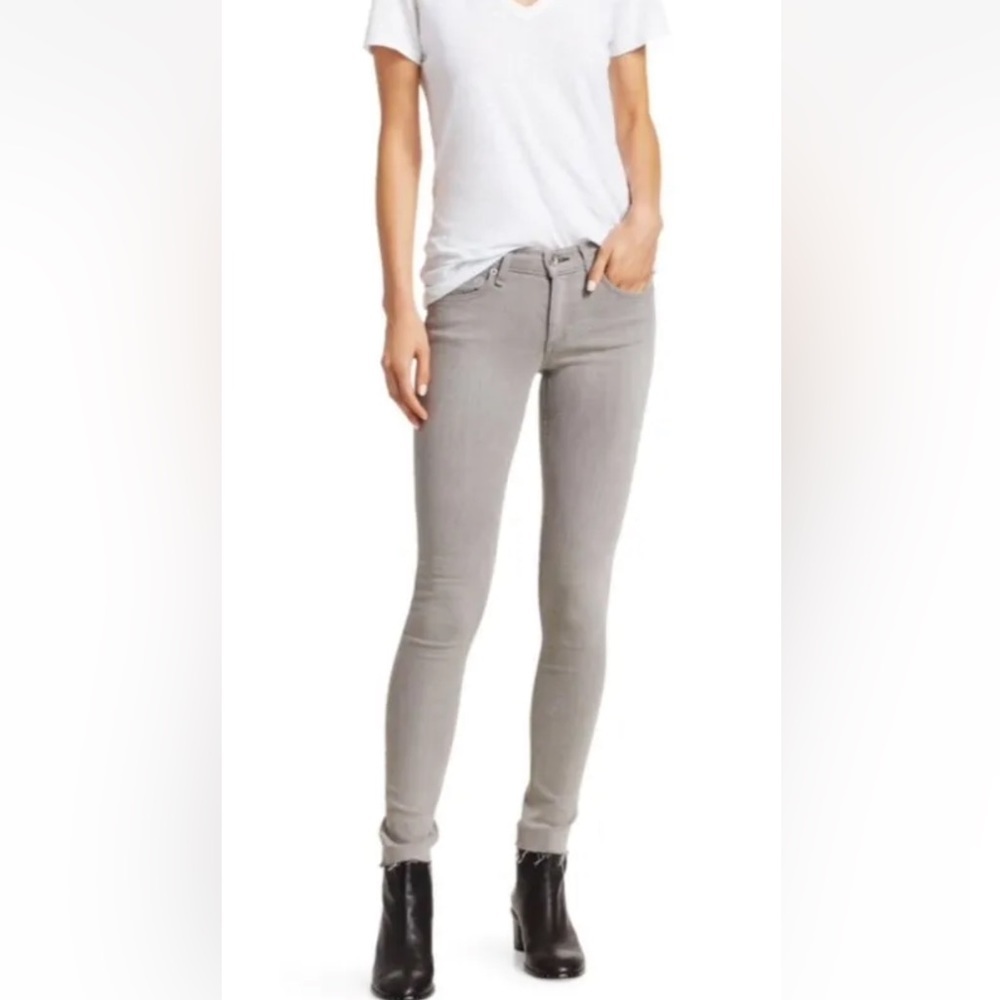 Rag & Bone | Grey ankle skinny mid rise raw edge women’s sz 32 extra lar… - Picture 4 of 15